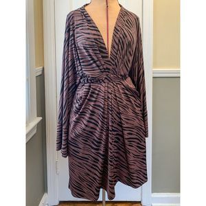 Moda International jersey knit dress bell sleeves